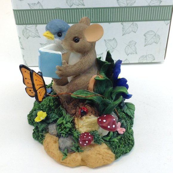 Fitz and Floyd Charming Tails Figurine "Sharing Good Time with Friends" - Picture 2 of 16